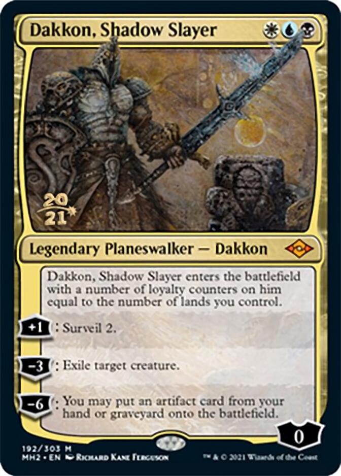 Dakkon, Shadow Slayer [Modern Horizons 2 Prerelease Promos] - The Mythic Store | 24h Order Processing