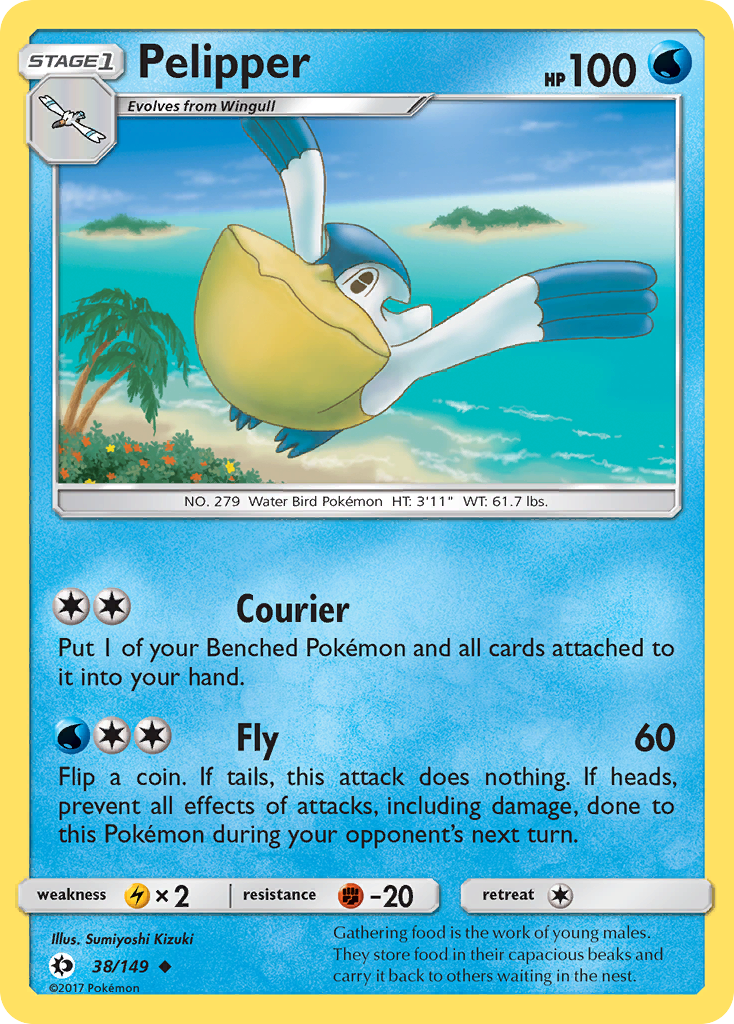 Pelipper (38/149) [Sun & Moon: Base Set] - The Mythic Store | 24h Order Processing