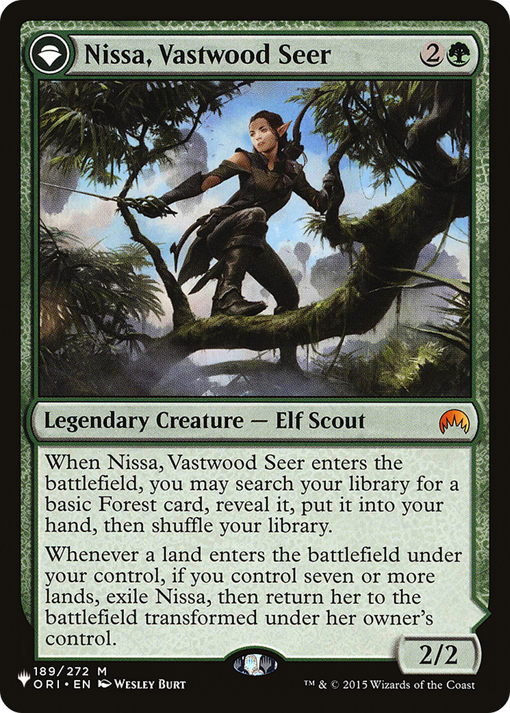 Nissa, Vastwood Seer // Nissa, Sage Animist [Secret Lair: From Cute to Brute] - The Mythic Store | 24h Order Processing