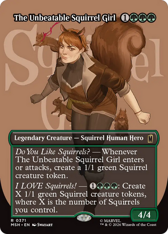 The Unbeatable Squirrel Girl (Borderless) [Marvel Super Heroes] - The Mythic Store | 24h Order Processing
