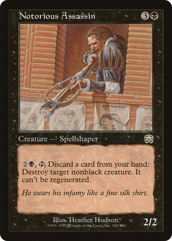 Notorious Assassin [Mercadian Masques] - The Mythic Store | 24h Order Processing