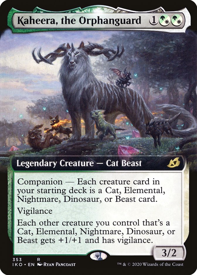 Kaheera, the Orphanguard (Extended Art) [Ikoria: Lair of Behemoths] - The Mythic Store | 24h Order Processing