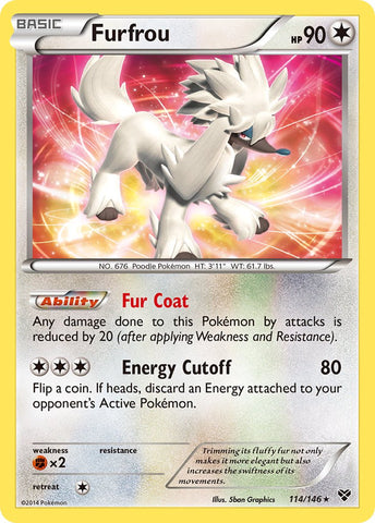 Furfrou (114/146)(Cosmos Holo) (Blister Exclusive) [XY: Base Set] - The Mythic Store | 24h Order Processing