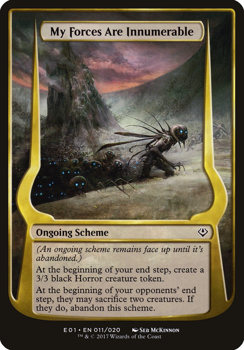 My Forces Are Innumerable (Schemes) [Archenemy: Nicol Bolas Schemes] - The Mythic Store | 24h Order Processing