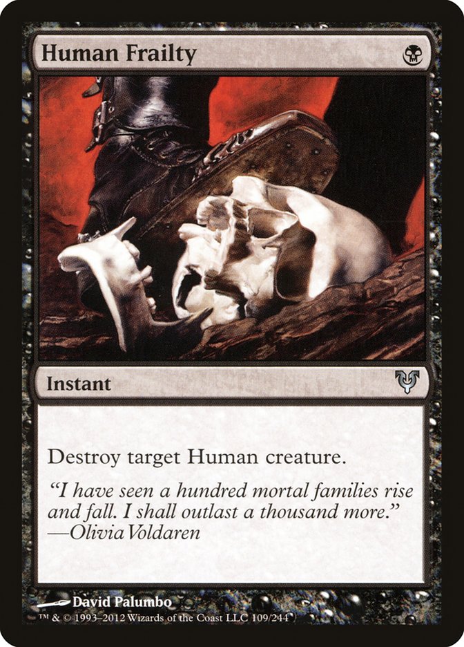 Human Frailty [Avacyn Restored] - The Mythic Store | 24h Order Processing