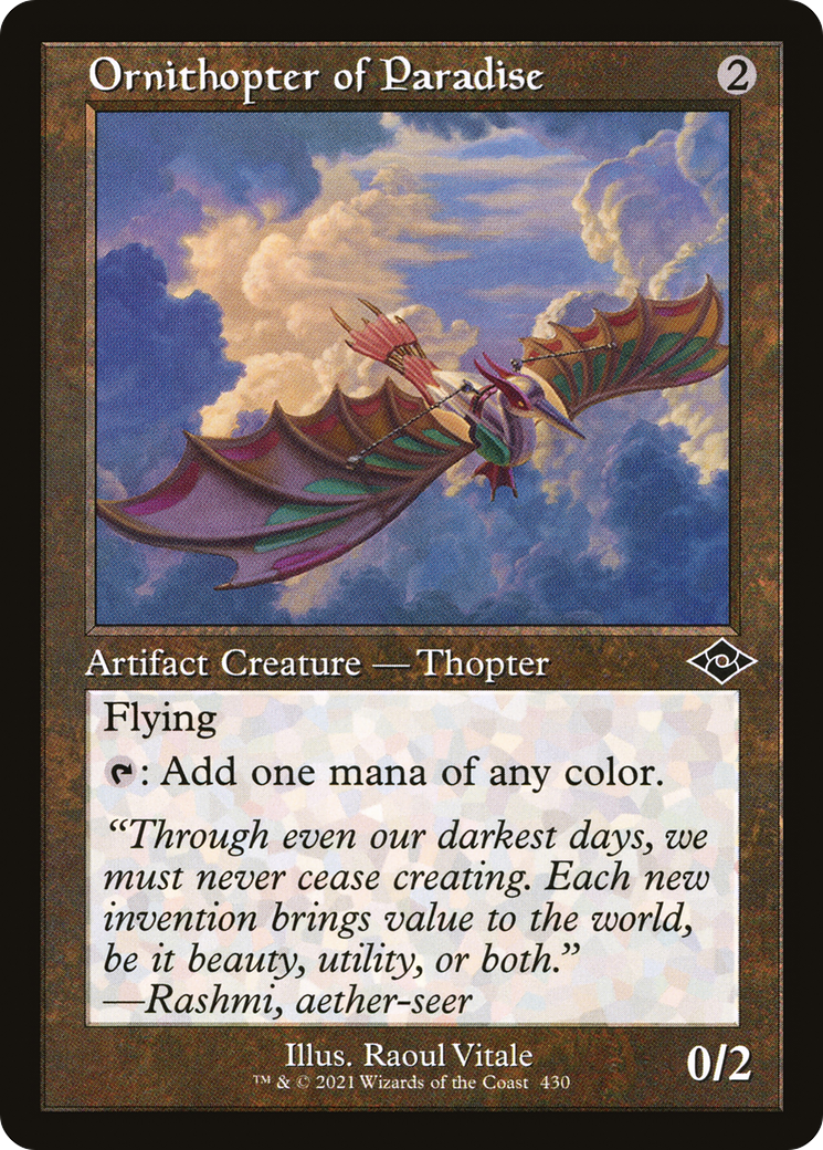 Ornithopter of Paradise (Retro) [Modern Horizons 2] - The Mythic Store | 24h Order Processing
