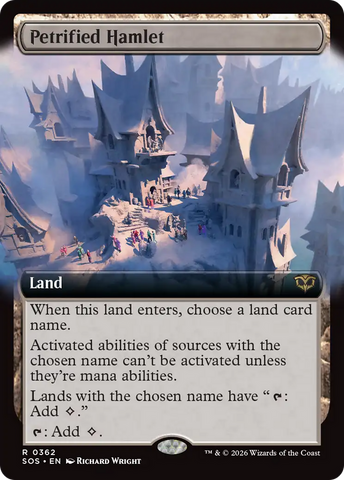 Petrified Hamlet (Extended Art) [Secrets of Strixhaven] - The Mythic Store | 24h Order Processing