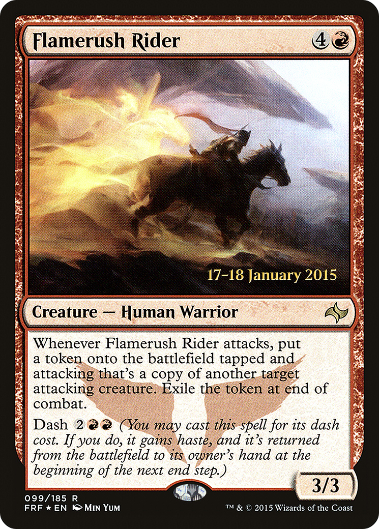 Flamerush Rider [Fate Reforged Prerelease Promos] - The Mythic Store | 24h Order Processing