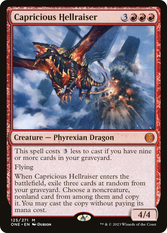 Capricious Hellraiser [Phyrexia: All Will Be One] - The Mythic Store | 24h Order Processing