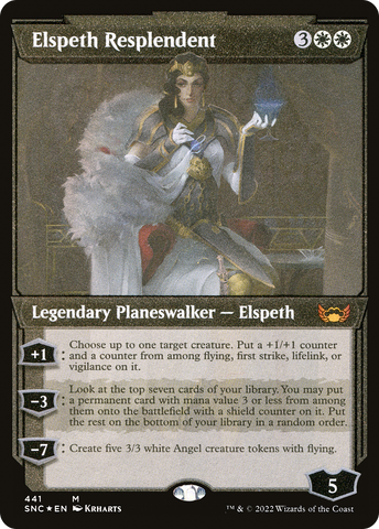 Elspeth Resplendent (Showcase Art Deco Foil Etched) [Streets of New Capenna] - The Mythic Store | 24h Order Processing