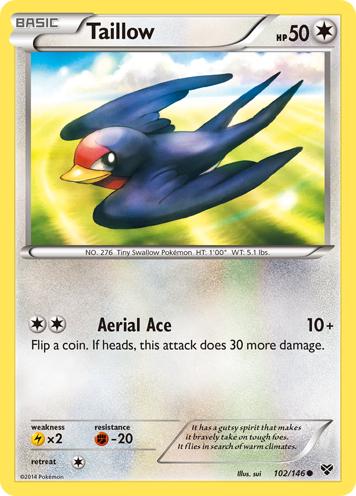 Taillow (102/146) [XY: Base Set] - The Mythic Store | 24h Order Processing