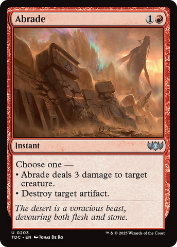 Abrade [Tarkir: Dragonstorm Commander] - The Mythic Store | 24h Order Processing