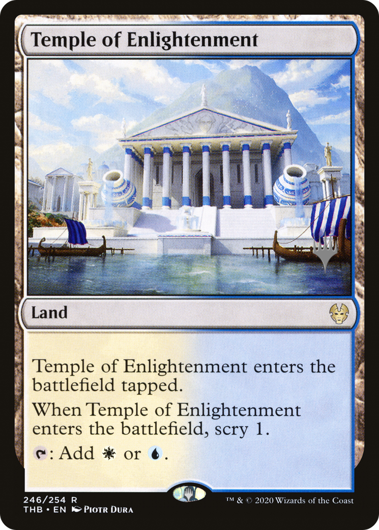 Temple of Enlightenment (Promo Pack) [Theros Beyond Death Promos] - The Mythic Store | 24h Order Processing