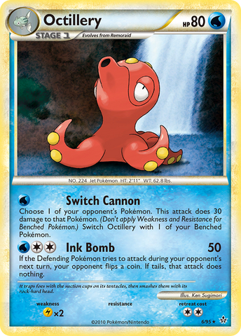 Octillery (6/95) [HeartGold & SoulSilver: Unleashed] - The Mythic Store | 24h Order Processing
