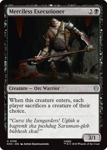 Merciless Executioner [The Hobbit: Eternal-Legal] - The Mythic Store | 24h Order Processing