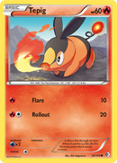 Tepig (24/149) [Black & White: Boundaries Crossed] - The Mythic Store | 24h Order Processing