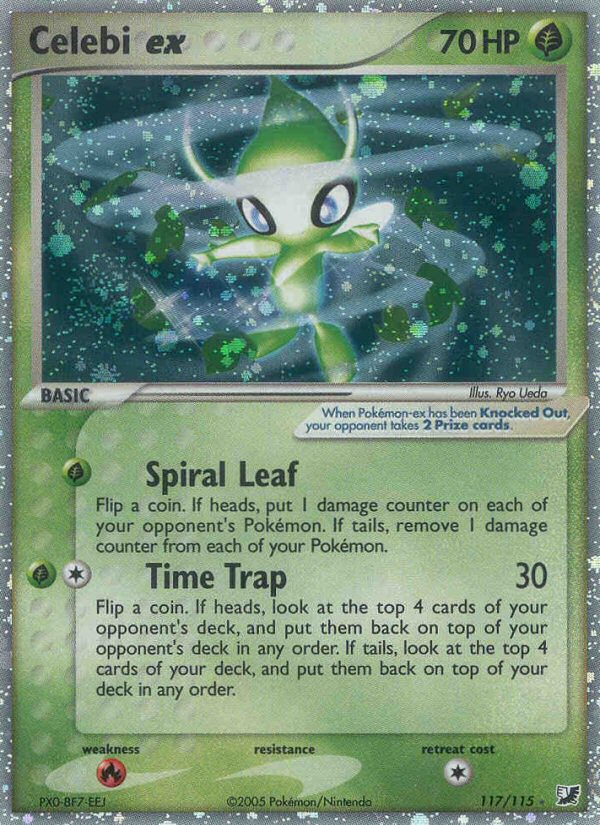 Celebi ex (117/115) [EX: Unseen Forces] - The Mythic Store | 24h Order Processing