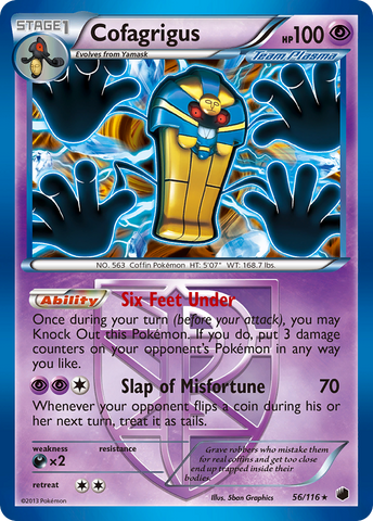 Cofagrigus (56/116) [Black & White: Plasma Freeze] - The Mythic Store | 24h Order Processing