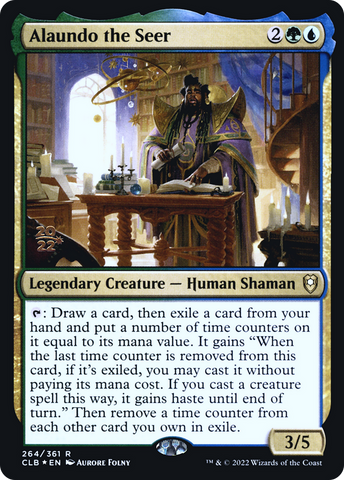 Alaundo the Seer [Commander Legends: Battle for Baldur's Gate Prerelease Promos] - The Mythic Store | 24h Order Processing