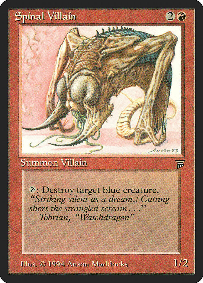 Spinal Villain [Legends] - The Mythic Store | 24h Order Processing