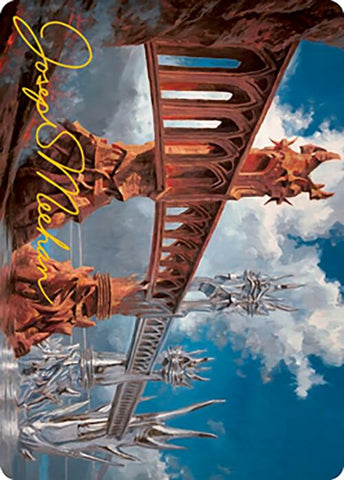 Silverbluff Bridge Art Card (Gold-Stamped Signature) [Modern Horizons 2 Art Series] - The Mythic Store | 24h Order Processing