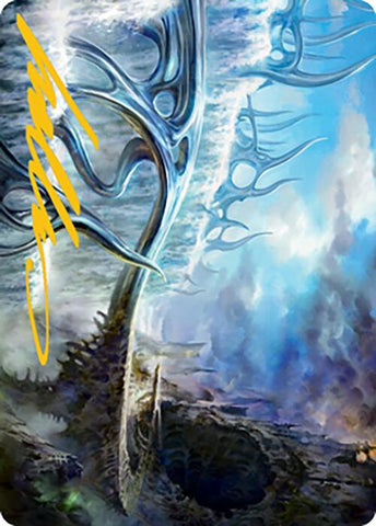 Mistvault Bridge Art Card (Gold-Stamped Signature) [Modern Horizons 2 Art Series] - The Mythic Store | 24h Order Processing