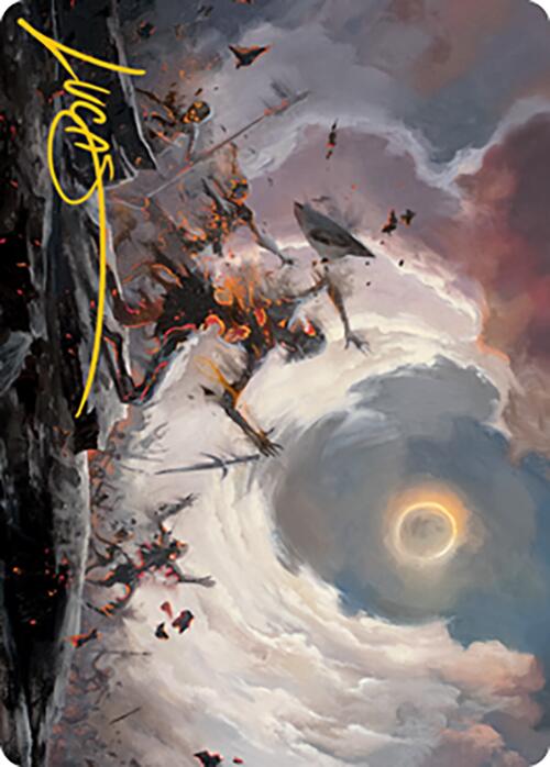 Damn Art Card (Gold-Stamped Signature) [Modern Horizons 2 Art Series] - The Mythic Store | 24h Order Processing