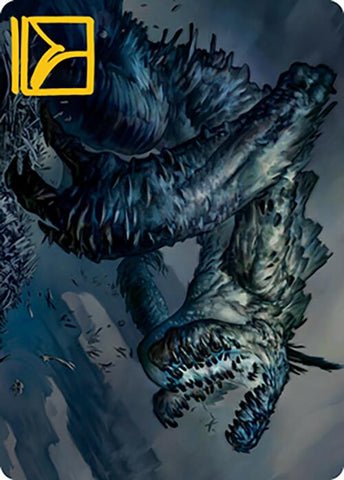 Necrogoyf Art Card (Gold-Stamped Signature) [Modern Horizons 2 Art Series] - The Mythic Store | 24h Order Processing