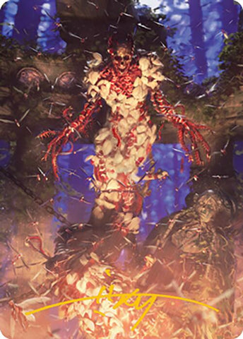 Grist, the Hunger Tide Art Card (55) (Gold-Stamped Signature) [Modern Horizons 2 Art Series] - The Mythic Store | 24h Order Processing