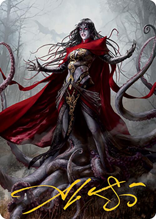 Geyadrone Dihada Art Card (53) (Gold-Stamped Signature) [Modern Horizons 2 Art Series] - The Mythic Store | 24h Order Processing