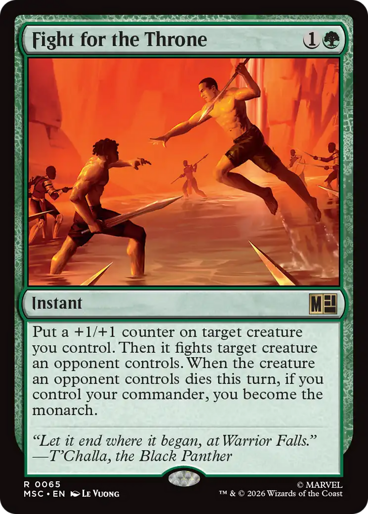 Fight for the Throne (Surge Foil) [Marvel Super Heroes Commander] - The Mythic Store | 24h Order Processing