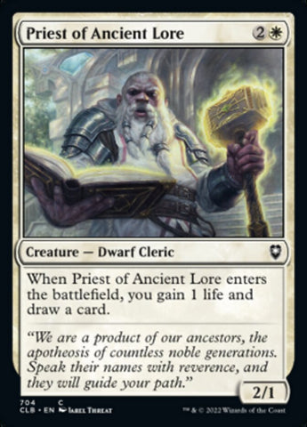 Priest of Ancient Lore [Commander Legends: Battle for Baldur's Gate] - The Mythic Store | 24h Order Processing