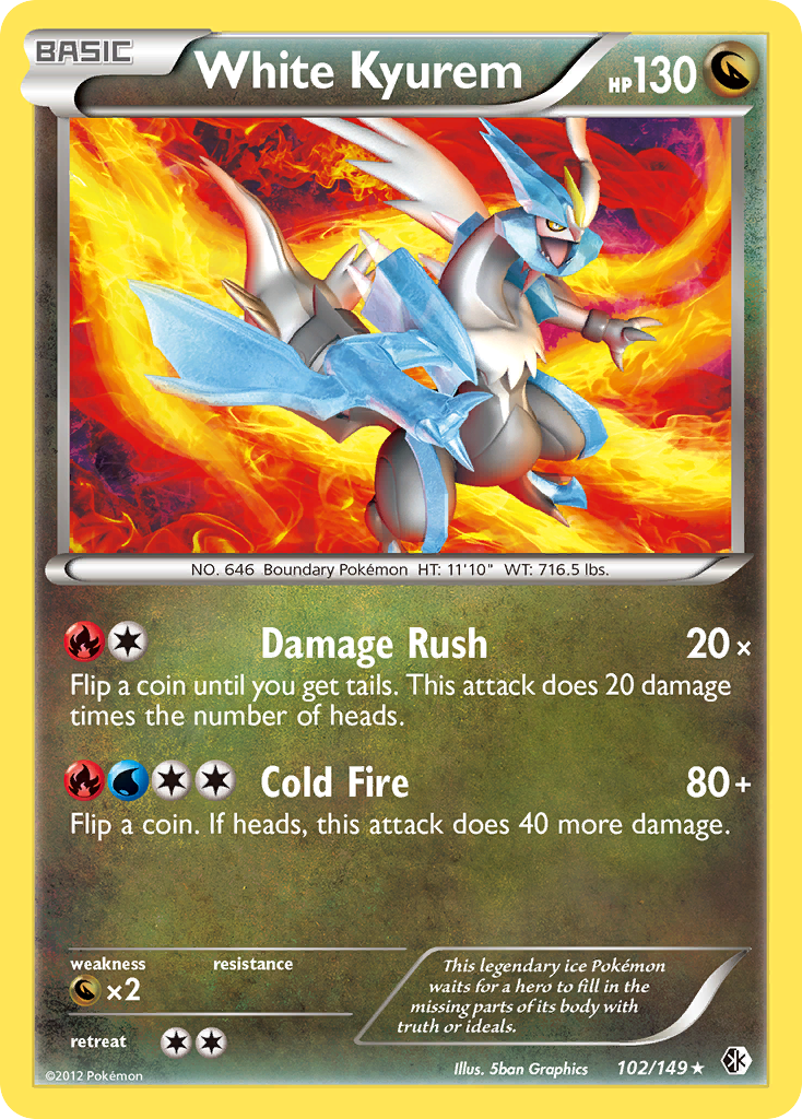 White Kyurem (102/149) [Black & White: Boundaries Crossed] - The Mythic Store | 24h Order Processing