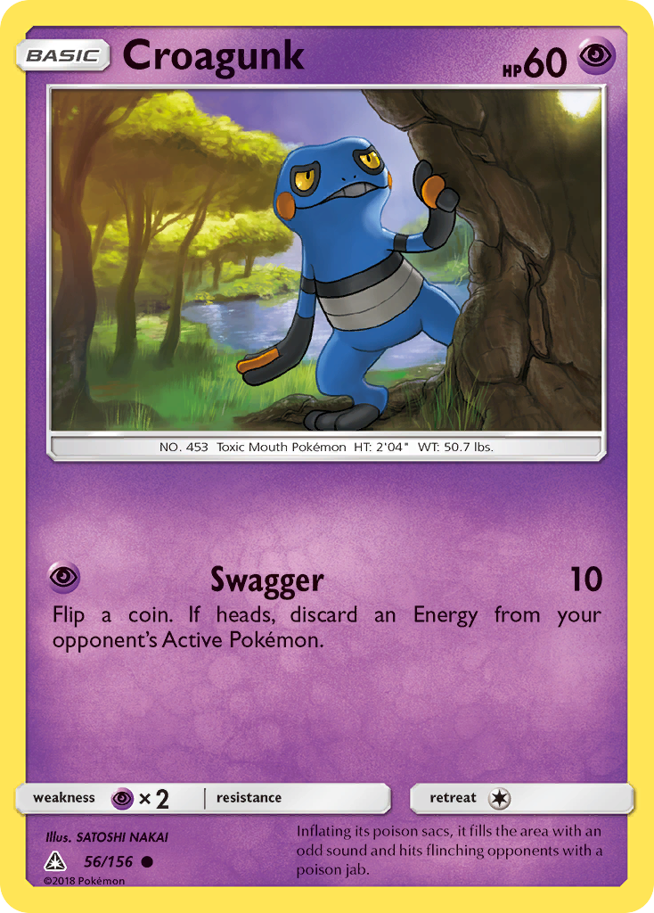 Croagunk (56/156) [Sun & Moon: Ultra Prism] - The Mythic Store | 24h Order Processing