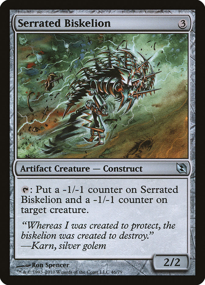 Serrated Biskelion [Duel Decks: Elspeth vs. Tezzeret] - The Mythic Store | 24h Order Processing