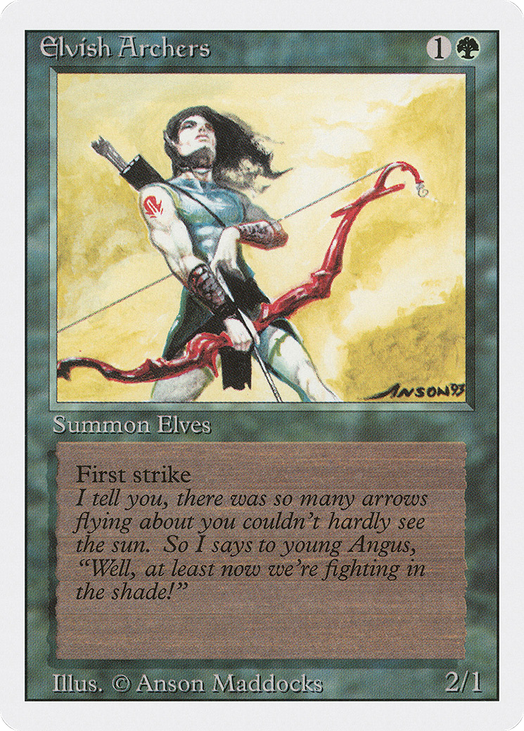 Elvish Archers [Revised Edition] - The Mythic Store | 24h Order Processing