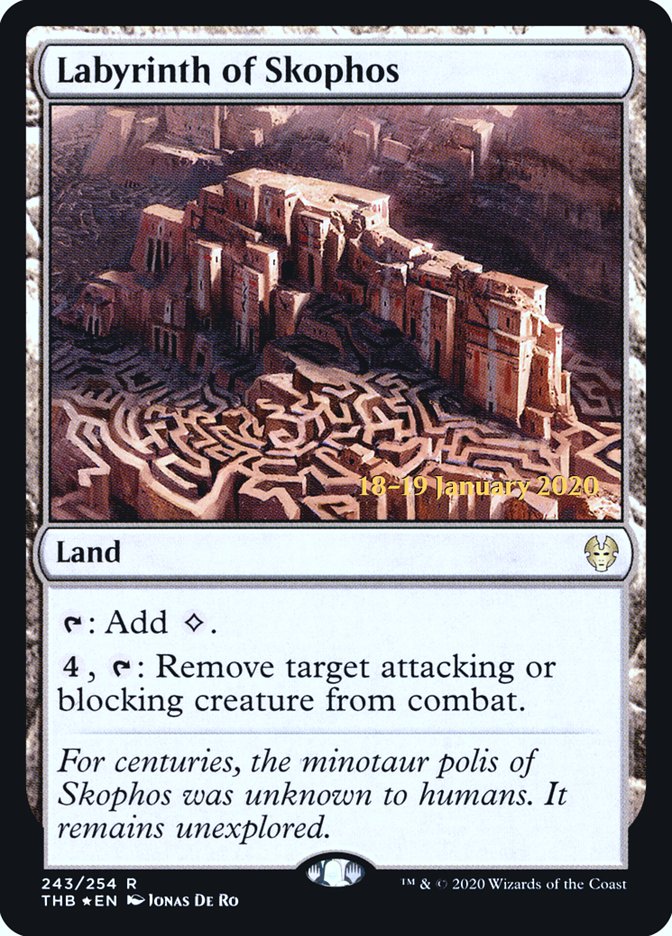 Labyrinth of Skophos [Theros Beyond Death Prerelease Promos] - The Mythic Store | 24h Order Processing