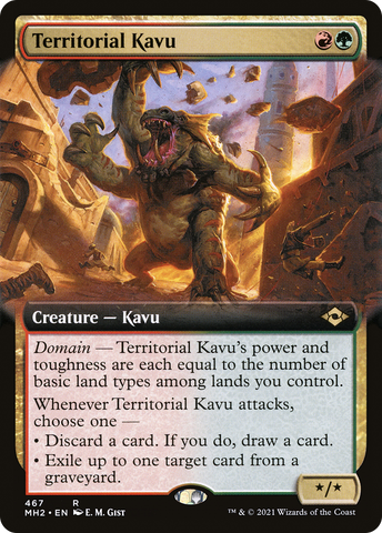 Territorial Kavu (Extended Art) [Modern Horizons 2] - The Mythic Store | 24h Order Processing