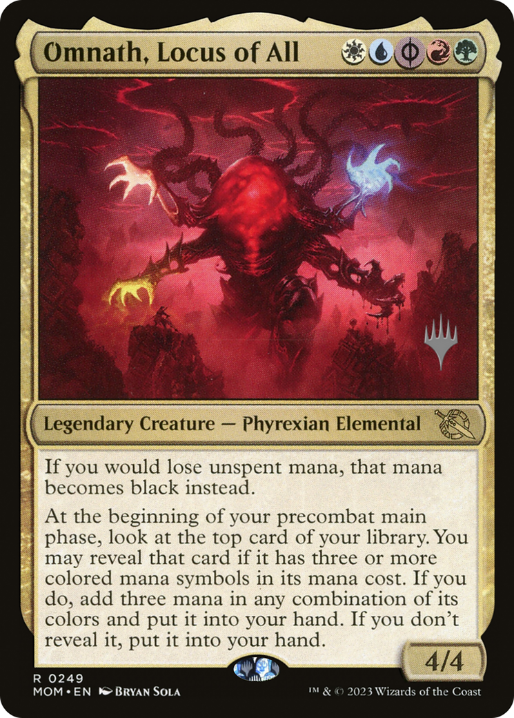 Omnath, Locus of All (Promo Pack) [March of the Machine Promos] - The Mythic Store | 24h Order Processing