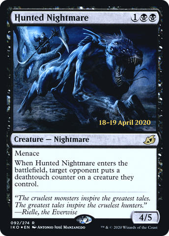 Hunted Nightmare [Ikoria: Lair of Behemoths Prerelease Promos] - The Mythic Store | 24h Order Processing