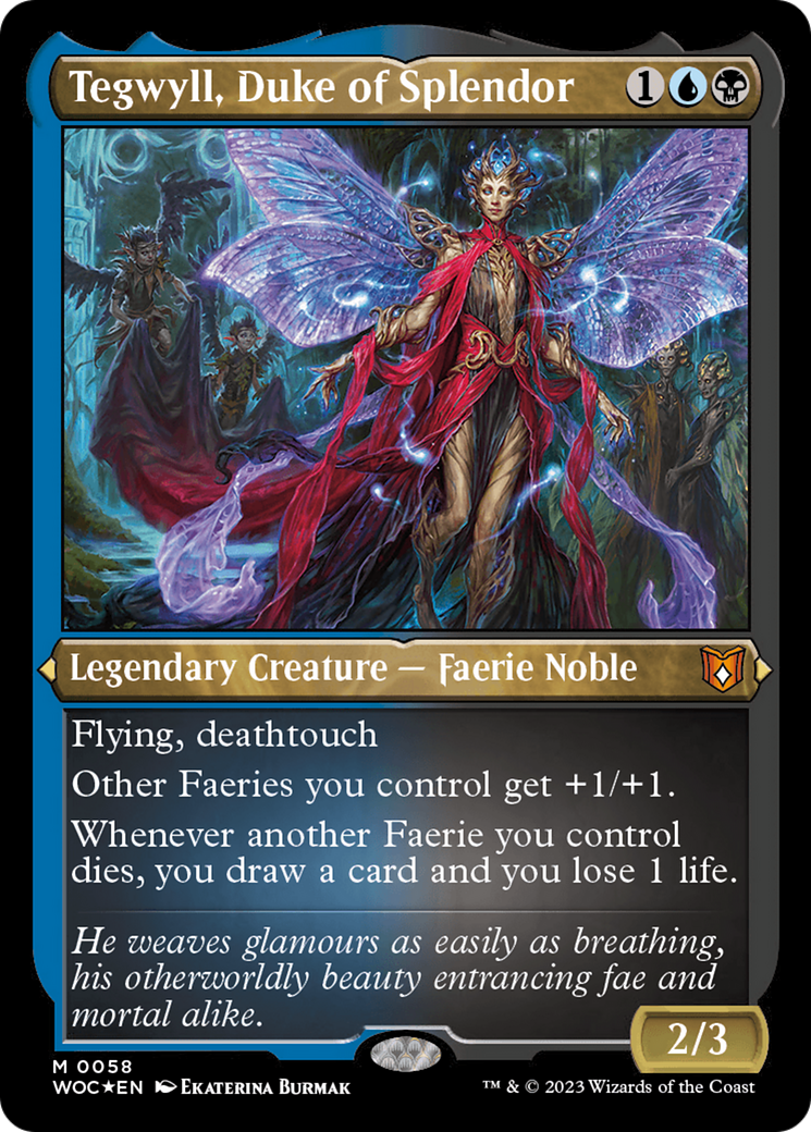 Tegwyll, Duke of Splendor (Display Commander) [Wilds of Eldraine Commander] - The Mythic Store | 24h Order Processing