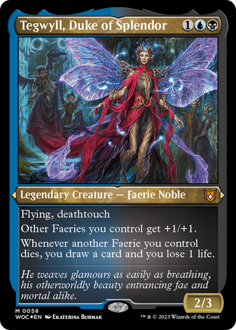 Tegwyll, Duke of Splendor (Display Commander) [Wilds of Eldraine Commander] - The Mythic Store | 24h Order Processing