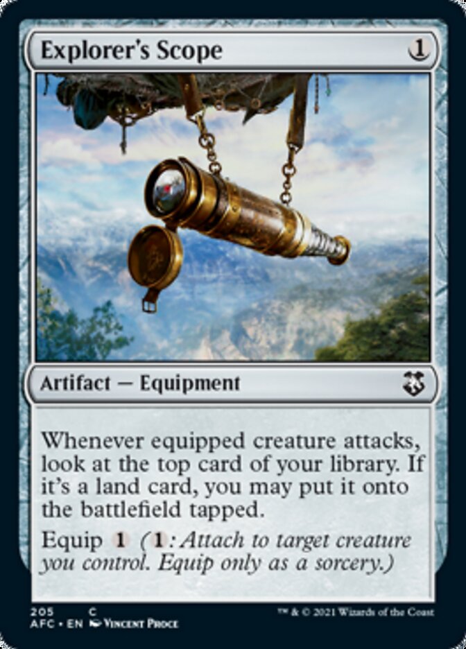 Explorer's Scope [Dungeons & Dragons: Adventures in the Forgotten Realms Commander] - The Mythic Store | 24h Order Processing