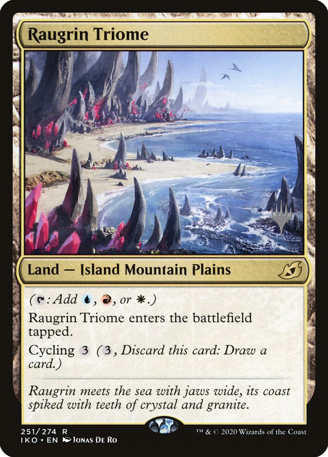 Raugrin Triome (Promo Pack) [Ikoria: Lair of Behemoths Promos] - The Mythic Store | 24h Order Processing