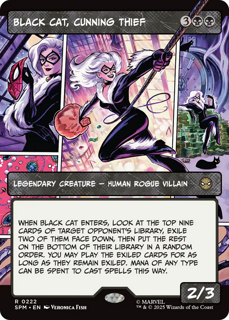 Black Cat, Cunning Thief (Borderless) [Marvel's Spider-Man] - The Mythic Store | 24h Order Processing