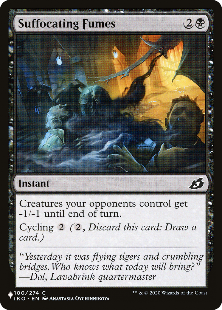 Suffocating Fumes [The List] - The Mythic Store | 24h Order Processing