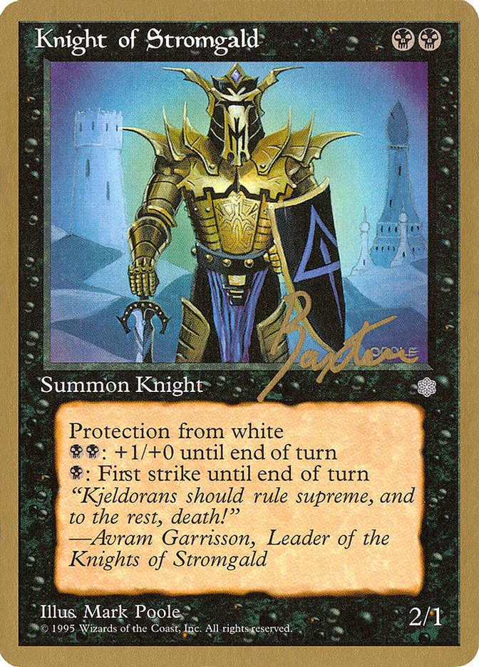 Knight of Stromgald (George Baxter) [Pro Tour Collector Set] - The Mythic Store | 24h Order Processing