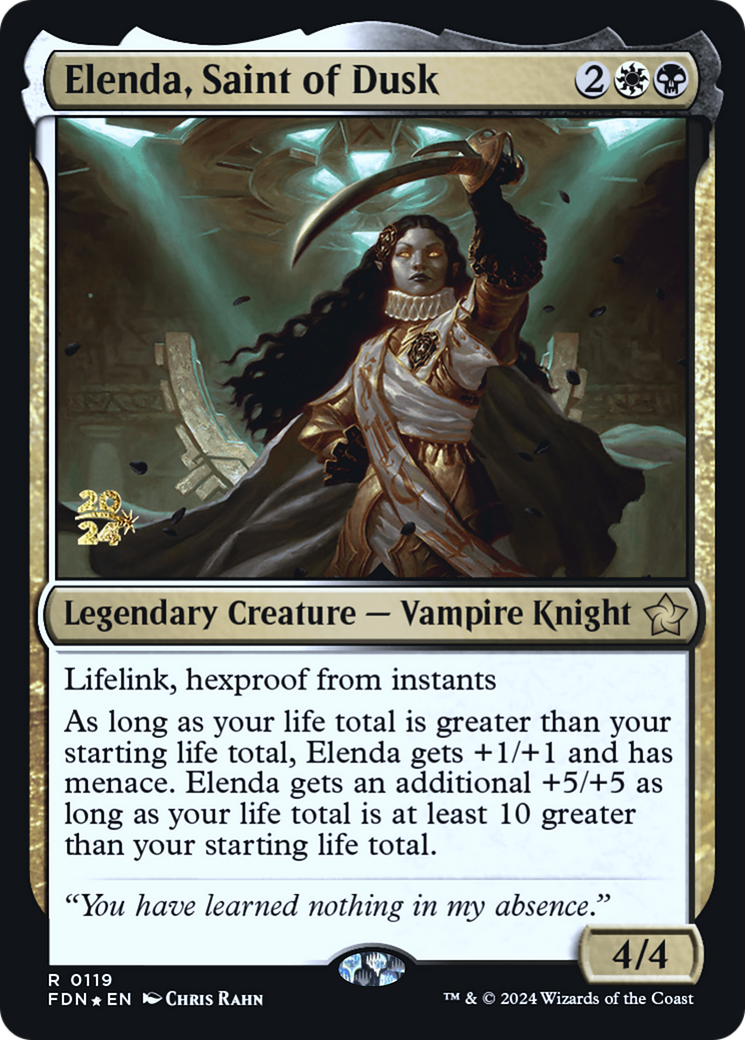 Elenda, Saint of Dusk [Foundations Prerelease Promos] - The Mythic Store | 24h Order Processing