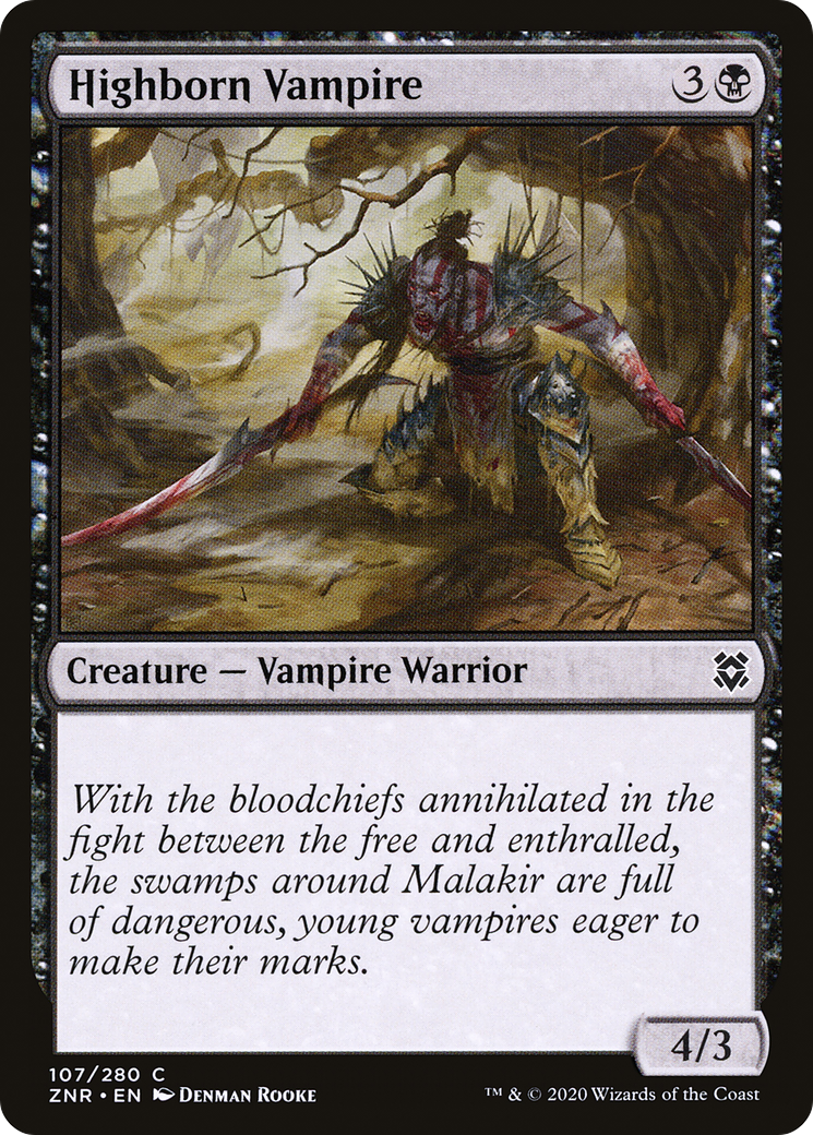 Highborn Vampire [Zendikar Rising] - The Mythic Store | 24h Order Processing
