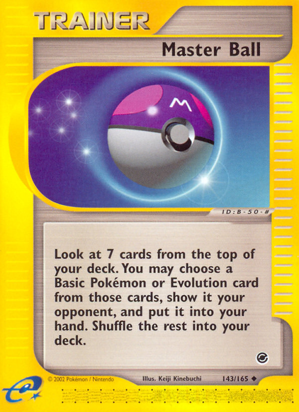 Master Ball (143/165) [Expedition: Base Set] - The Mythic Store | 24h Order Processing